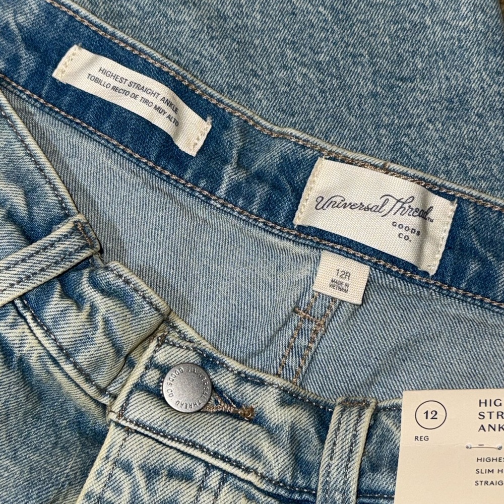 👖🛹 UNIVERSAL THREAD NWT Highest Straight Ankle … - image 5